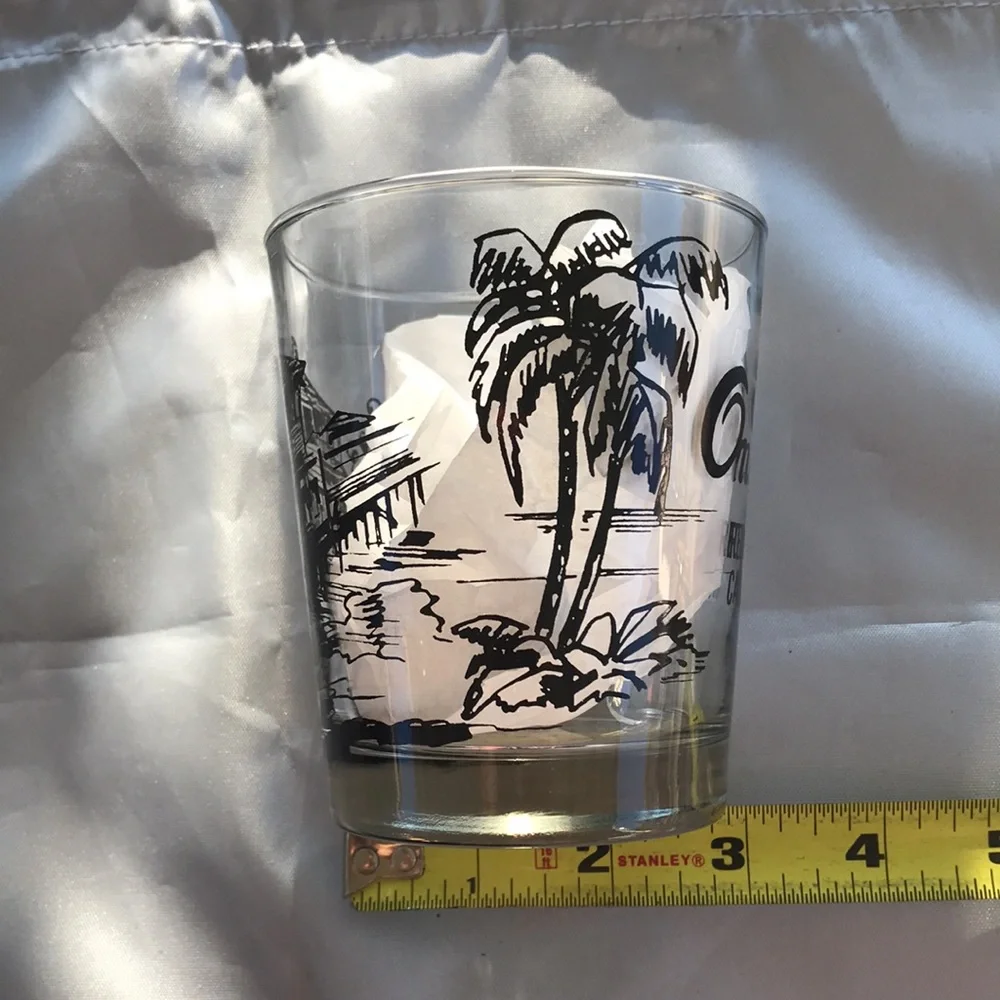 Vintage Tony's On The Pier Redondo Beach, California. On the Rocks Glass